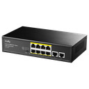 CUDY FS1010P - 8-Port 10/100M PoE+ Switch with 2 Uplink Ports 120W